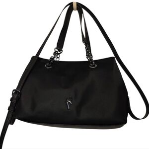 Simply Vera Vera Wang Rose Extended Zipper Satchel Bag NWOT